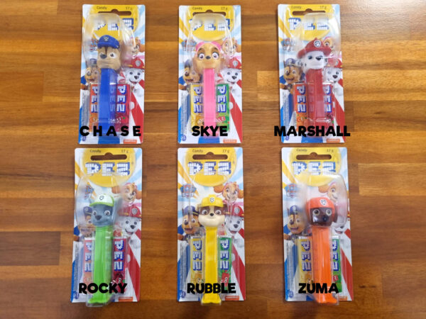 PEZ Paw Patrol Names | 2