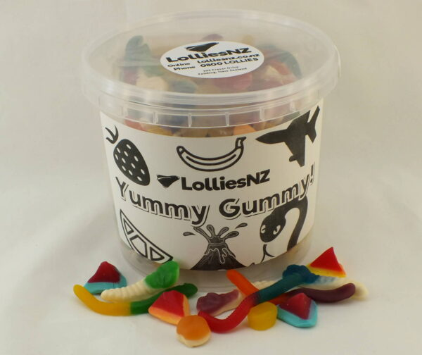 Yummy Gummy 1kg Bucket 1 | 2