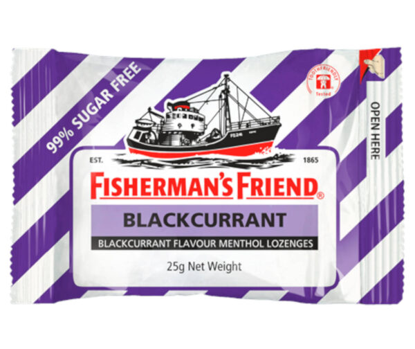 fishermans friend blackcurrant 25g | 2