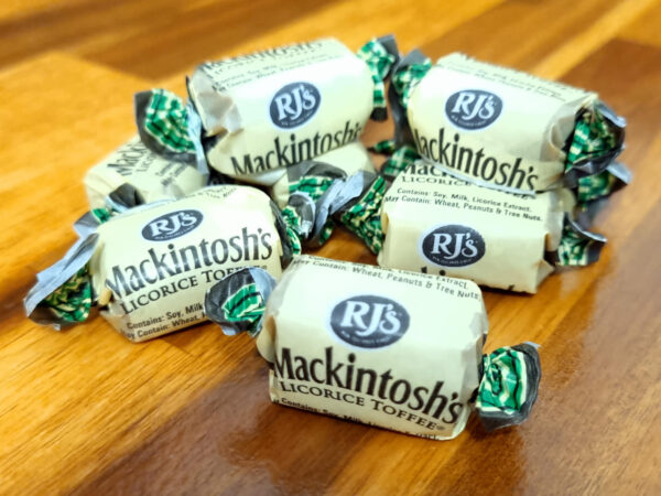 licorice mackintosh toffees | 2